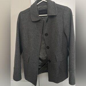 Banana Republic Women’s Charcoal Pea Coat